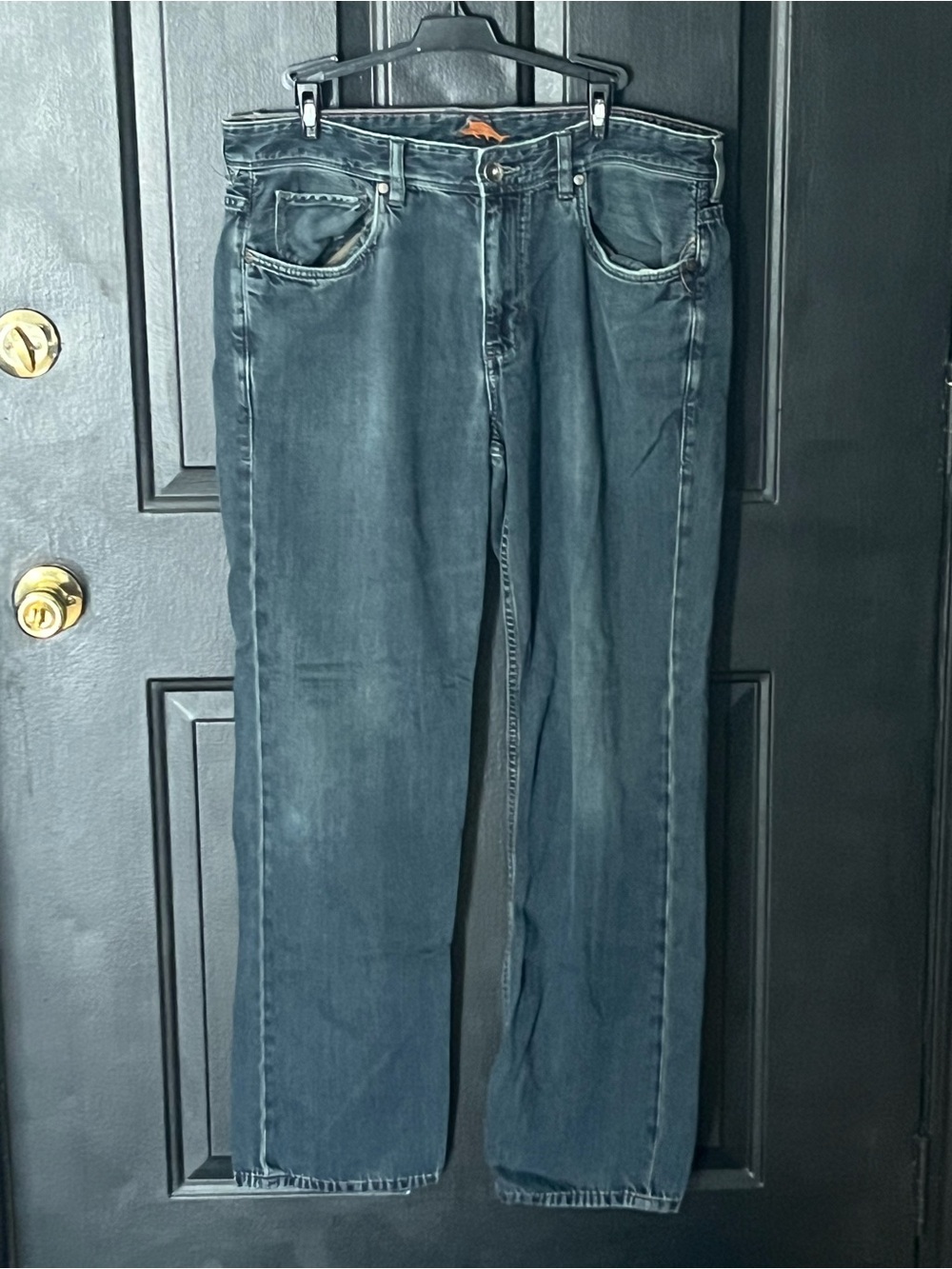 Tommy Bahama Straight-Leg Jeans in Washed Blue